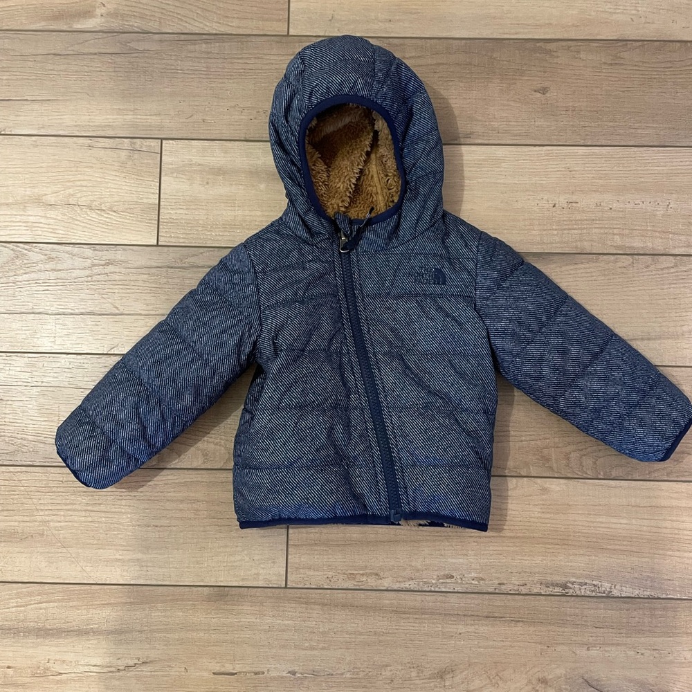North Face Reversible baby jacket 12-18mo